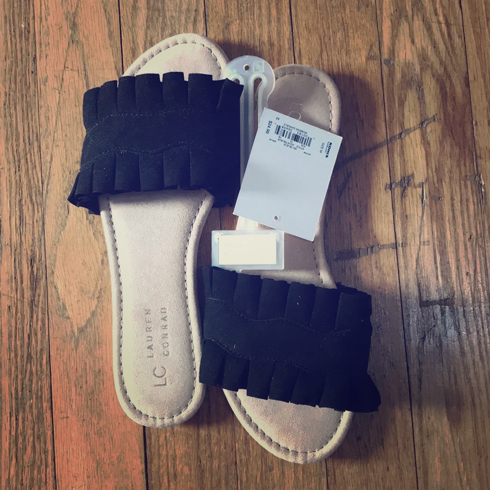 Black Lauren Conrad sandals
